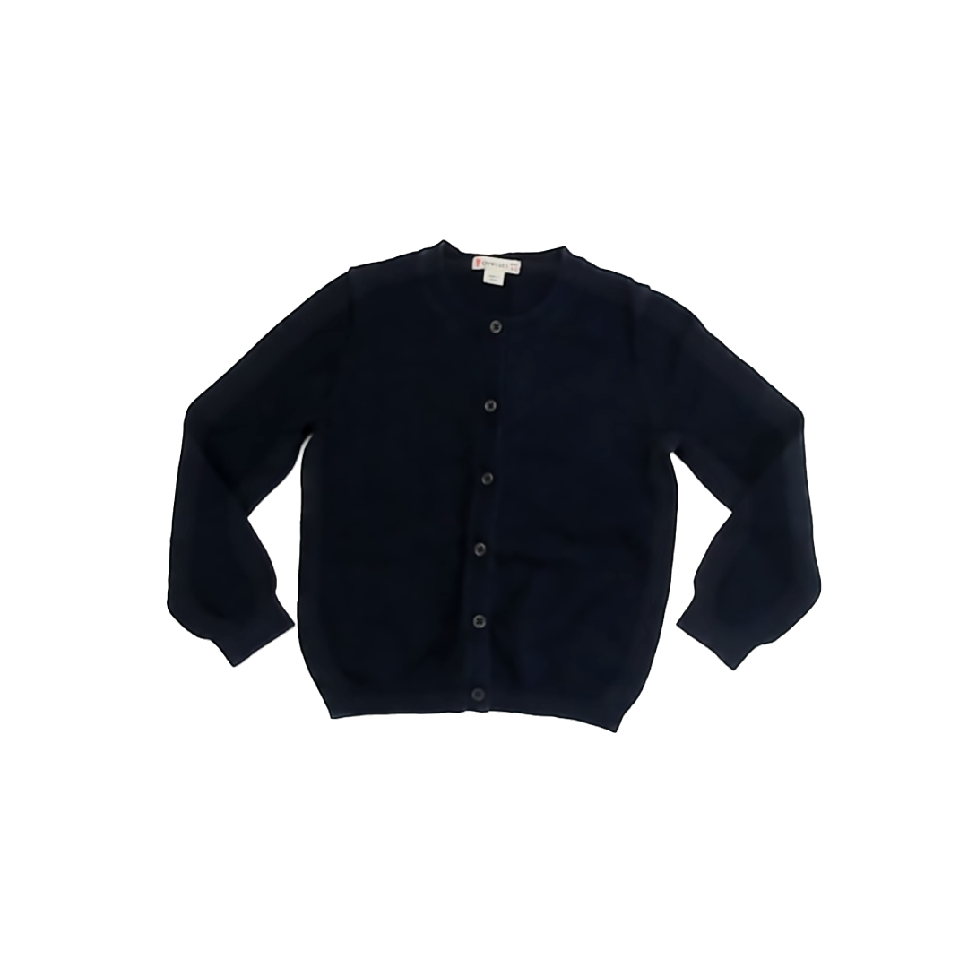Crewcuts Girls Navy Cardigan Size: 4-5T Navy