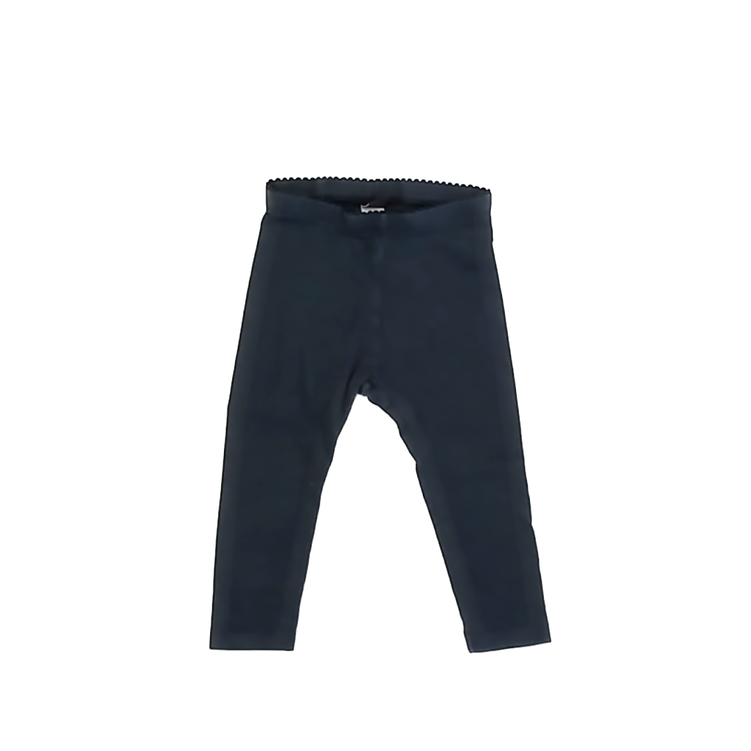 Tea Collection Girls Navy Leggings Size: 18-24 Months Navy