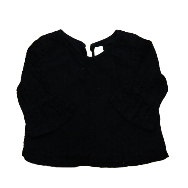 Janie and Jack Girls Navy Blouse Size: 2T Navy