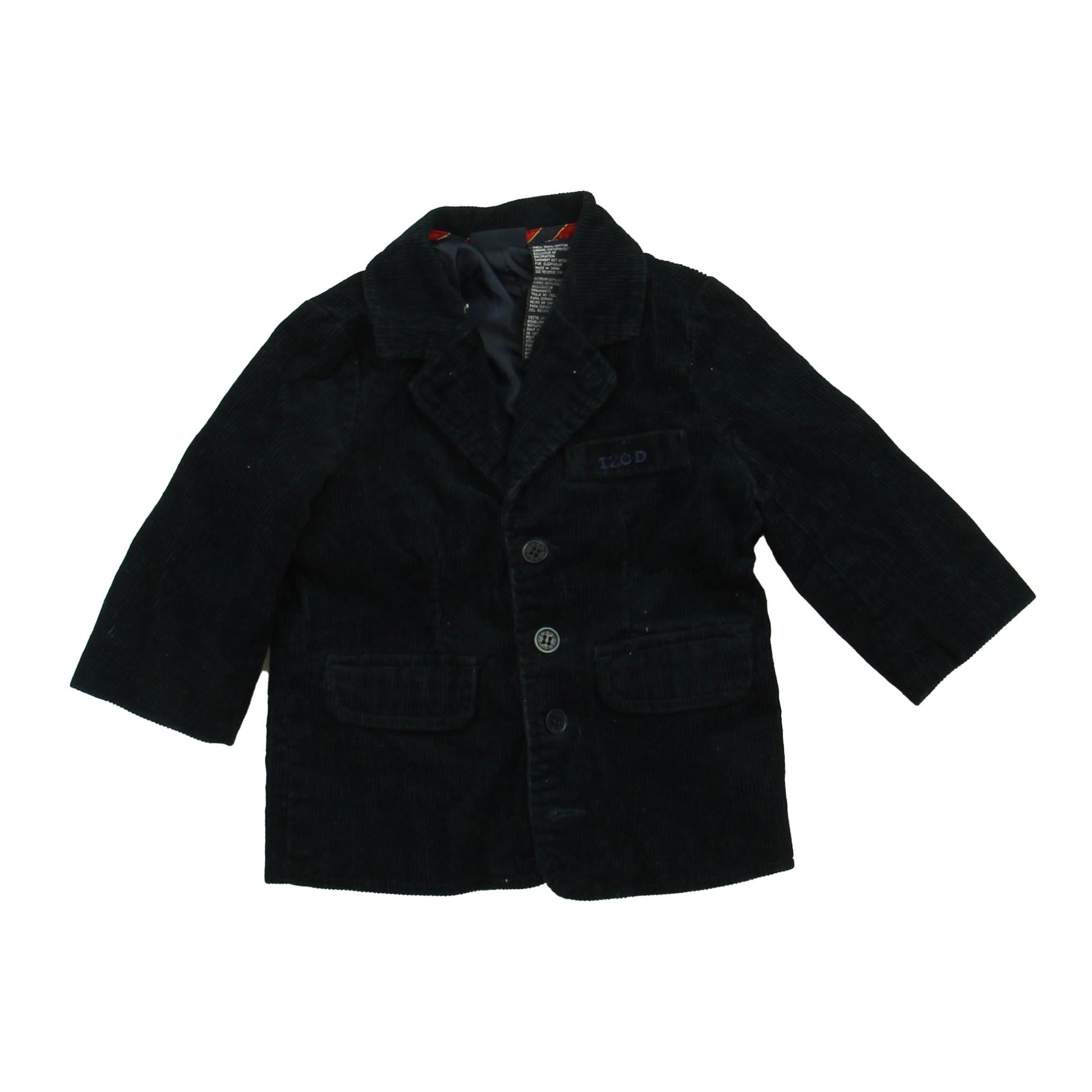 Izod Boys Navy Sports Coat Size: 12 Months Navy