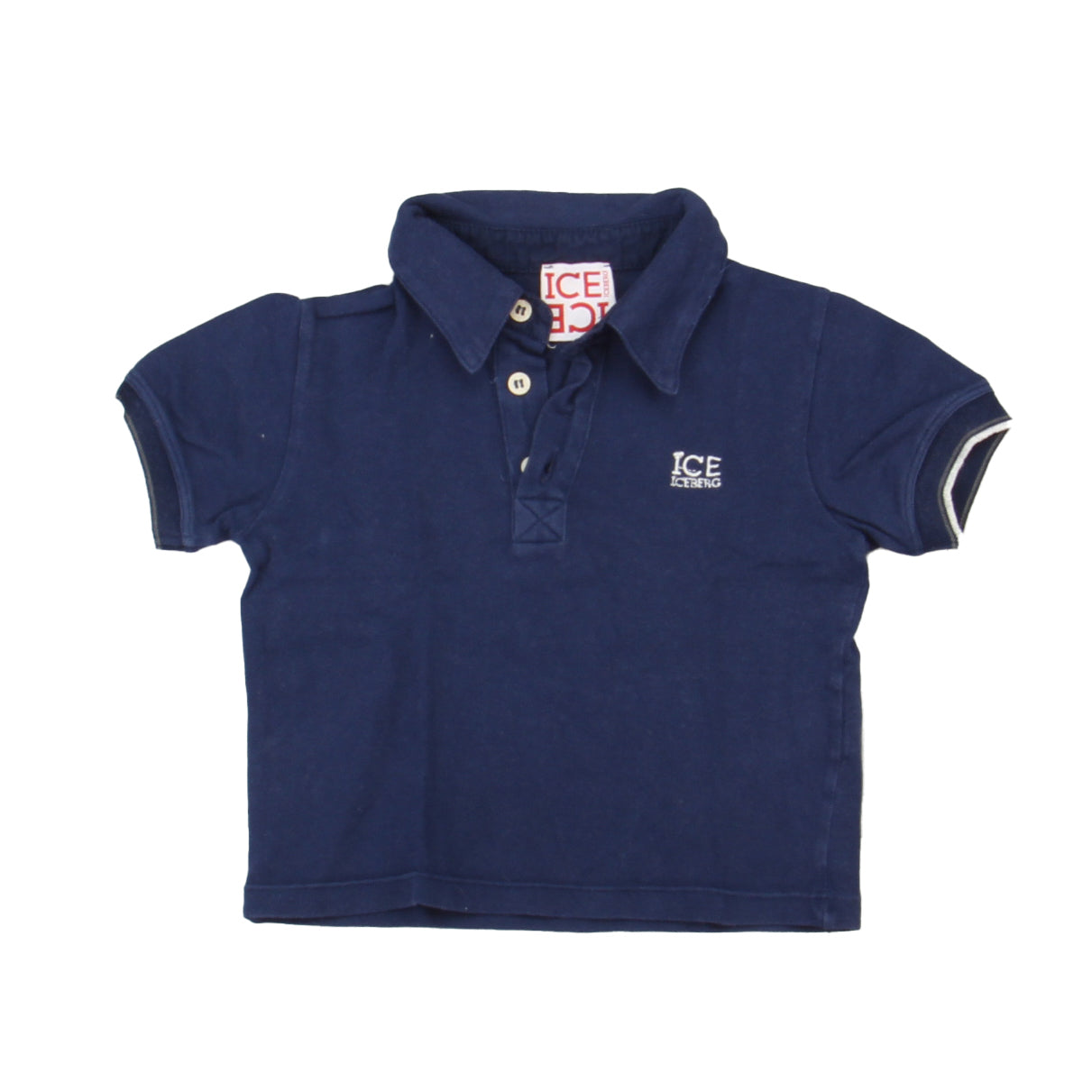 Ice Iceberg Boys Navy Polo Shirt Size: 18 Months Navy