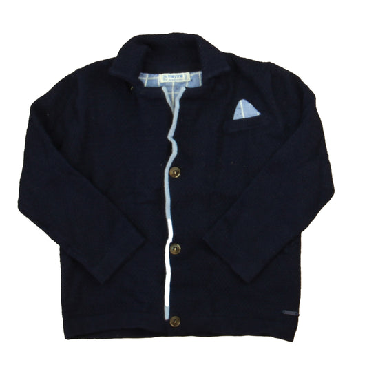 Mayoral Boys Navy Cardigan Size: 24 Months Navy