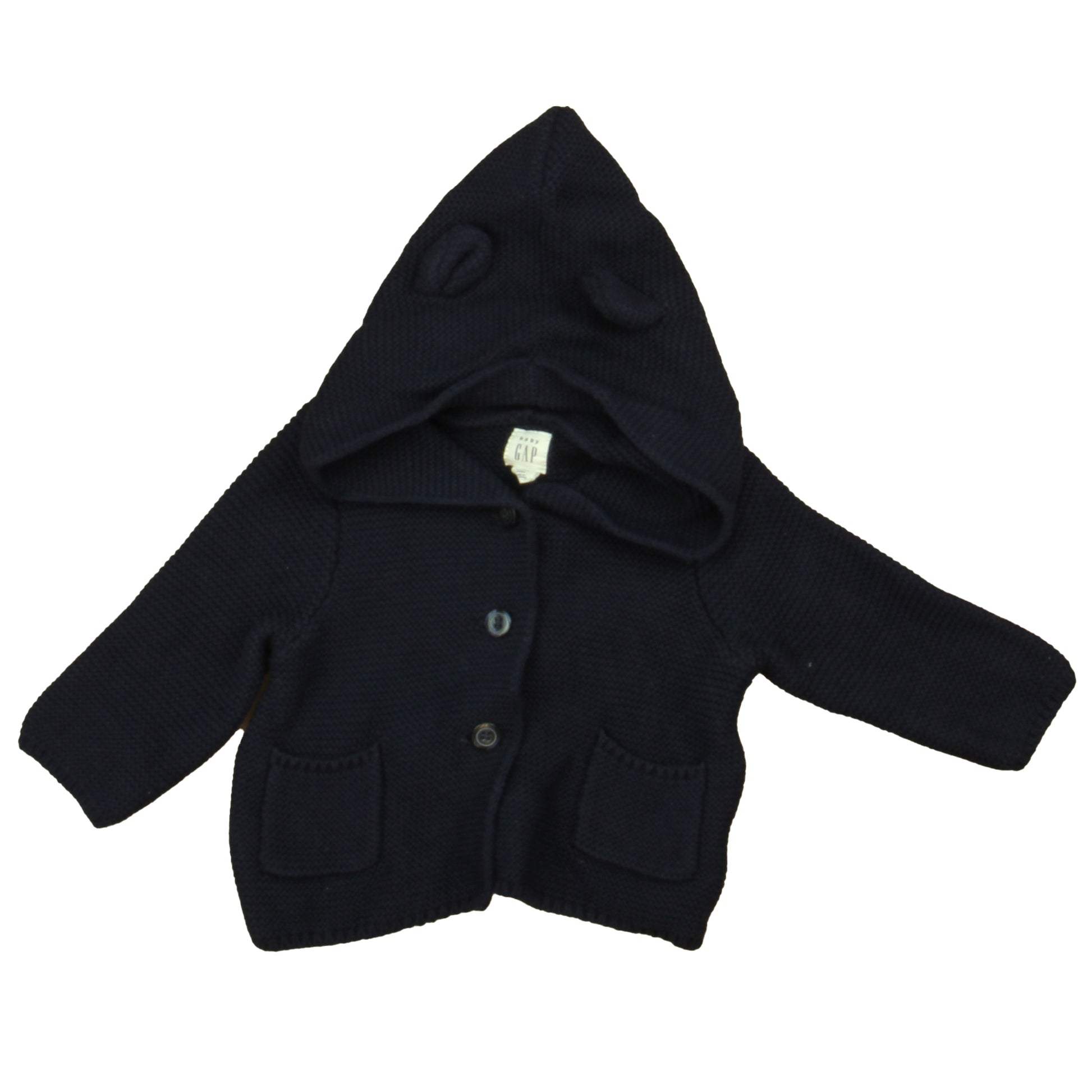 Gap Boys Navy Cardigan Size: 3-6 Months Navy