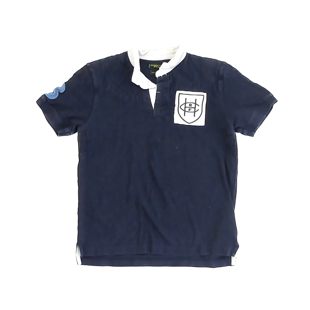 Shanghai Tang Boys Navy Polo Shirt Size: 12 Years Navy