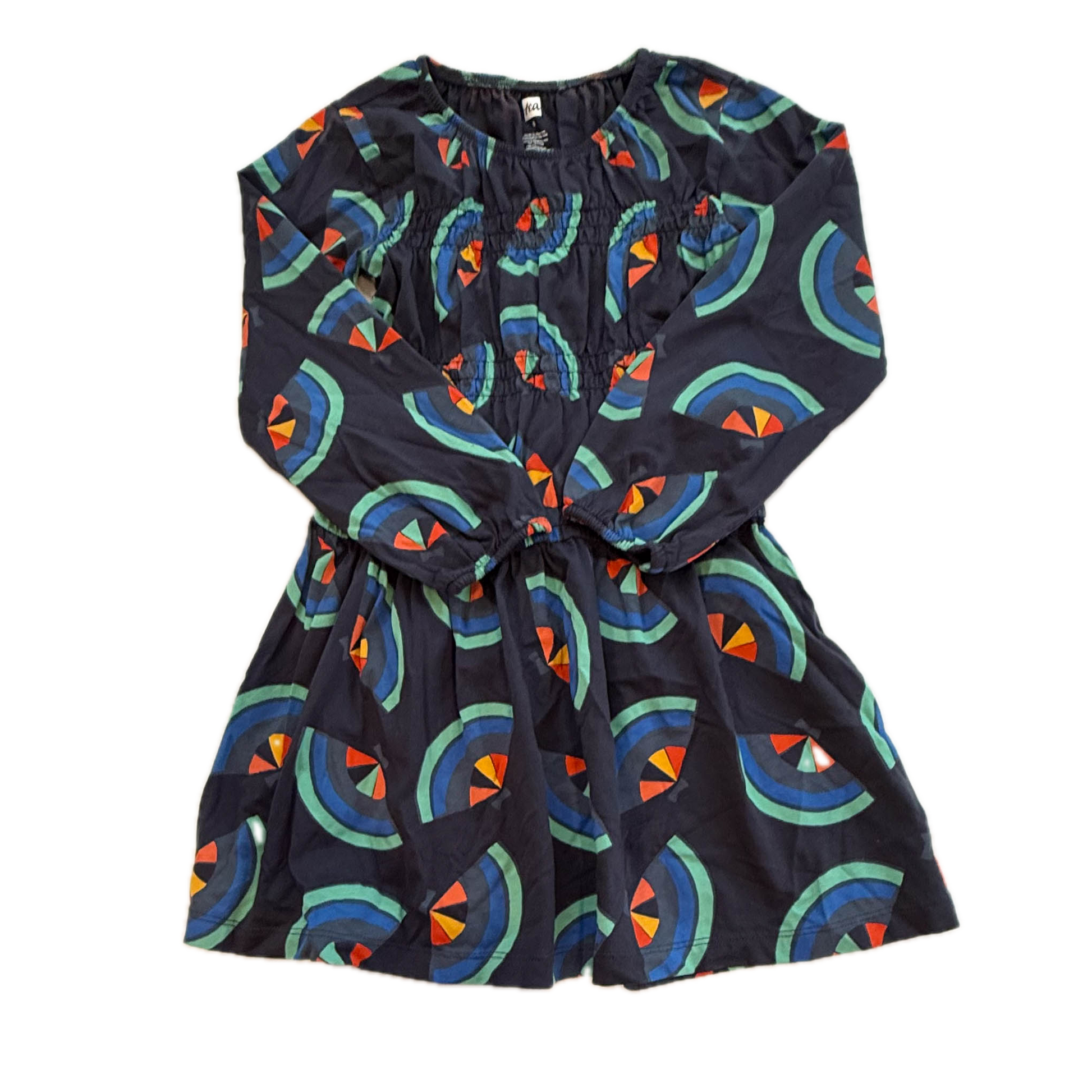 Tea Collection Girls Navy Dress Size: 5T Navy