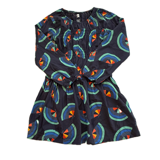 Tea Collection Girls Navy Dress Size: 5T Navy