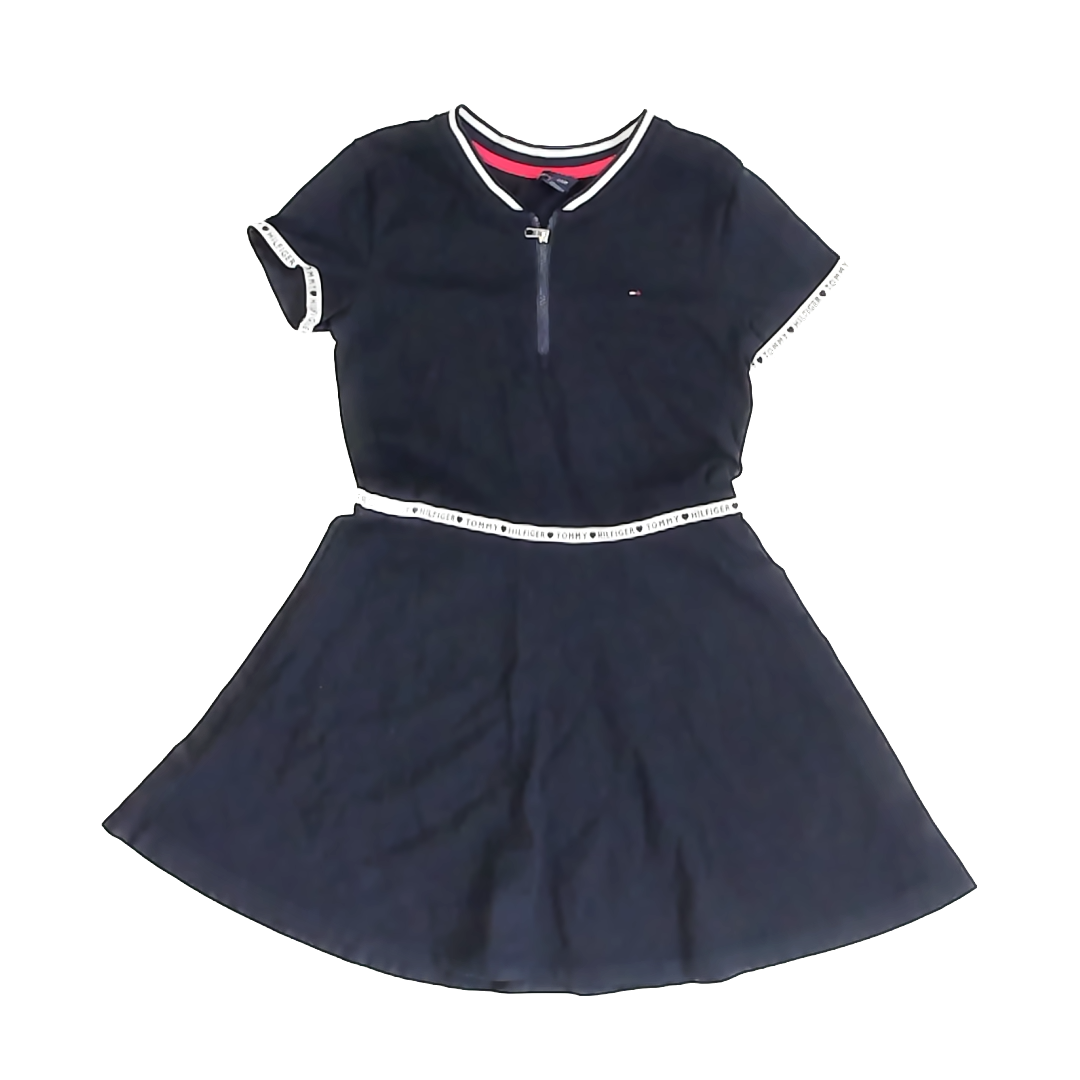Tommy Hilfiger Girls Navy Dress Size: M (8/10) Navy
