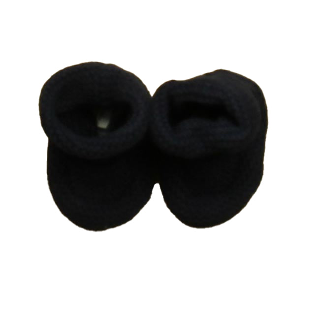 Gap Boys Navy Booties Size: 0-3 Months Navy