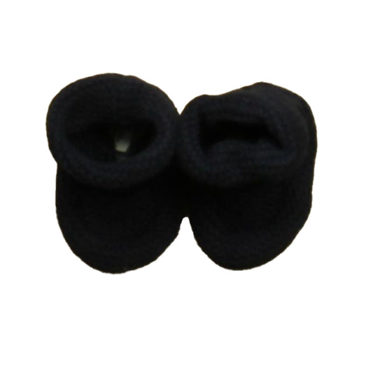 Gap Boys Navy Booties Size: 0-3 Months Navy