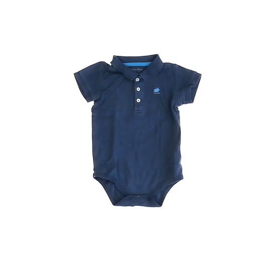 Baby Cottons Boys Navy Onesie Size: 9 Months Navy