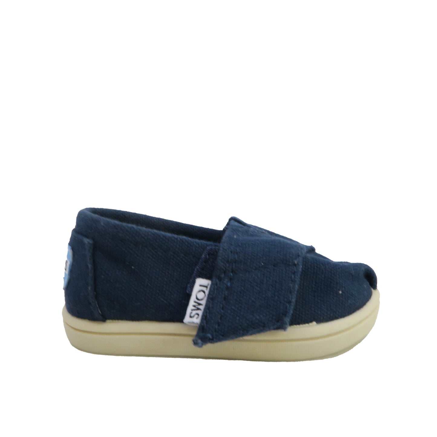 Toms Unisex Navy Shoes Size: 4 Infant Navy
