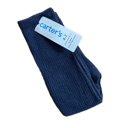 Carter's Boys Navy Socks Size: 10-13 Toddler Navy