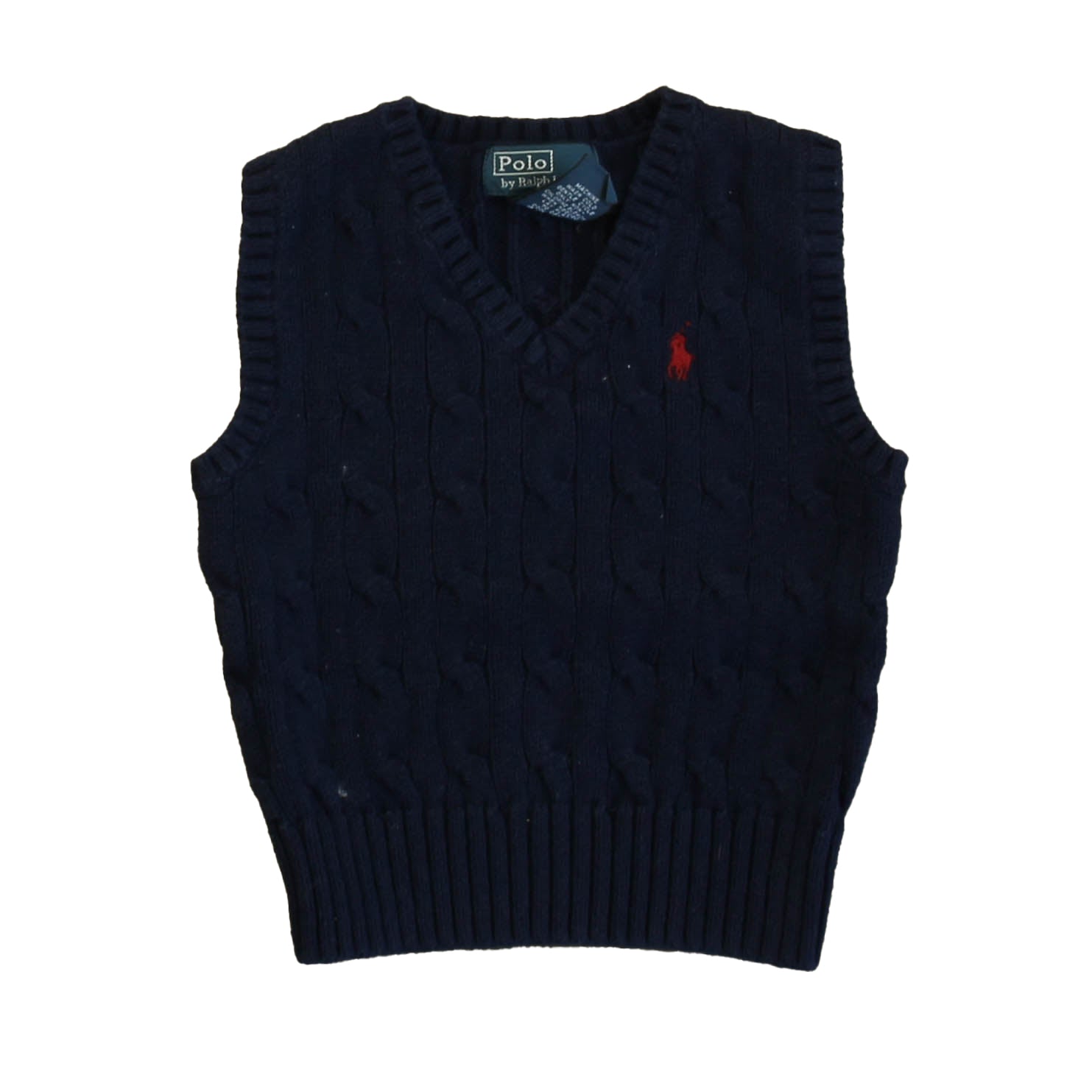 Ralph Lauren Boys Navy Sweater Vest Size: 12 Months Navy