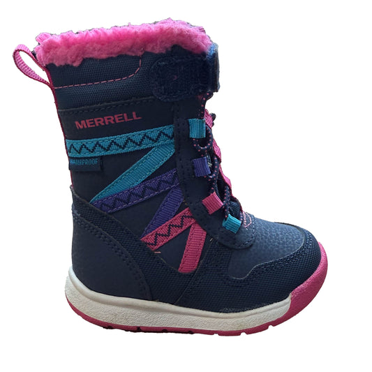 Merrell Girls Navy Boots Size: 4 Infant Navy