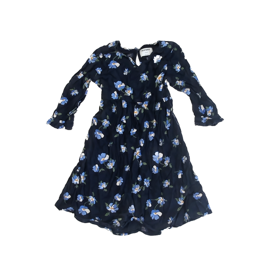 Old Navy Girls Navy Dress Size: 10 -12 Years Navy