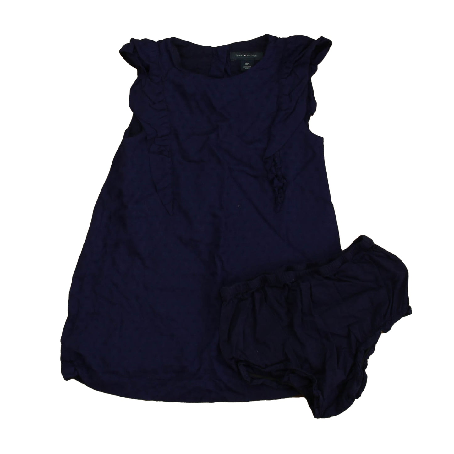 Tommy Hilfiger Girls Navy Dress Size: 18 Months Navy