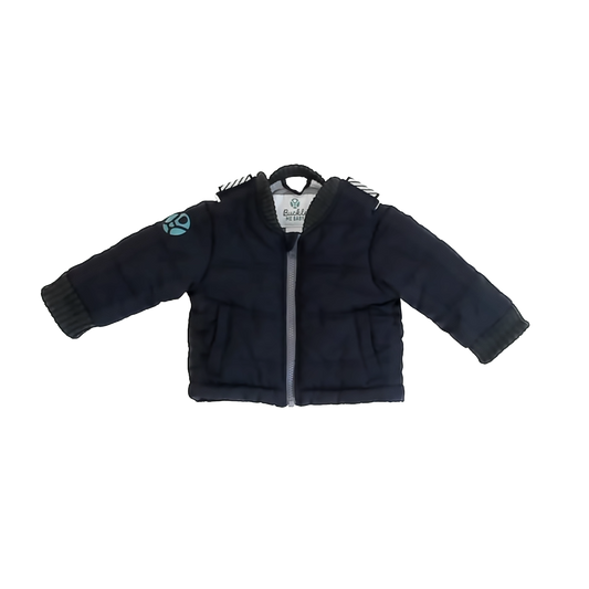 Buckle Me Boys Navy Winter Coat Size: 6-9 Months Navy