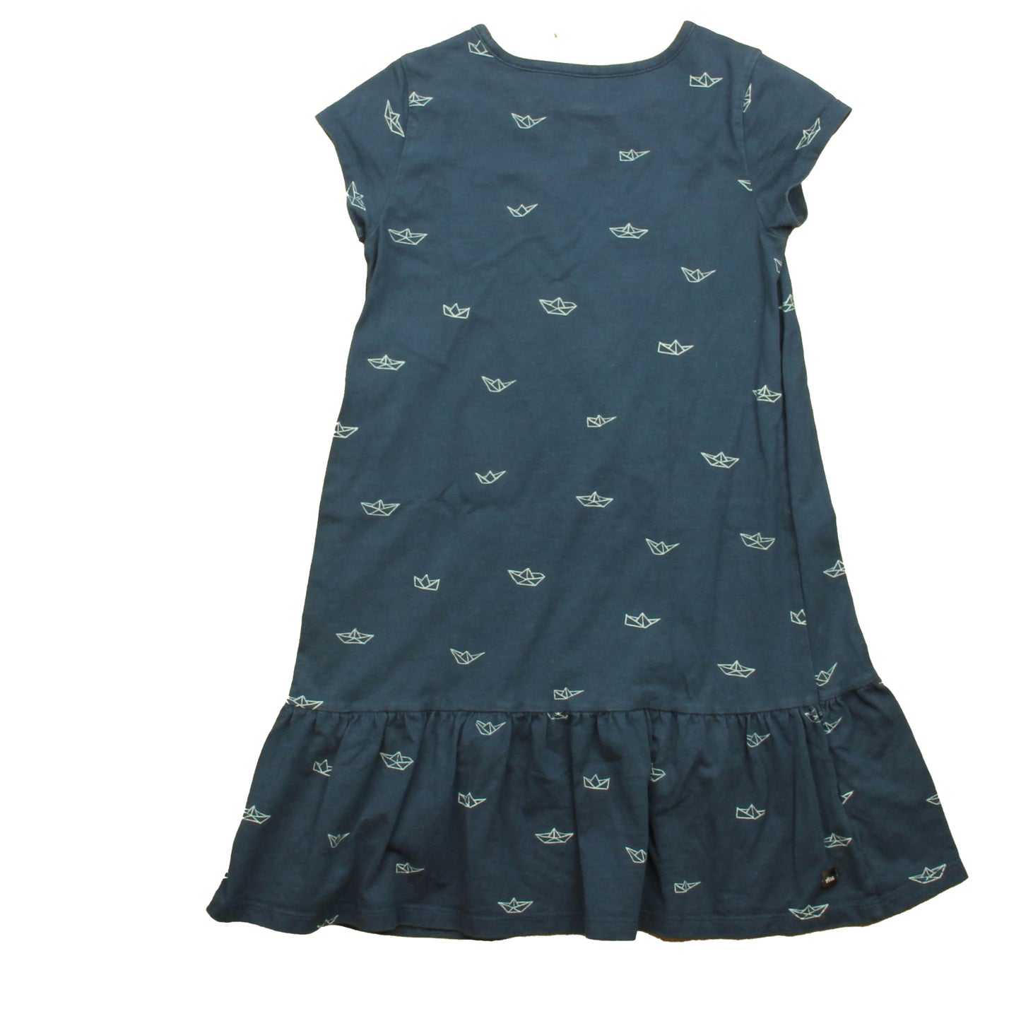 Tea Collection Girls Navy Dress Size: 7 Years Navy