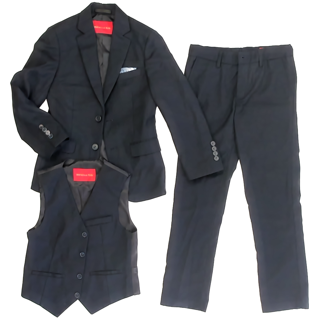 Marvelous Kids Boys Navy Special Occasion Outfit Size: 8 Years Navy