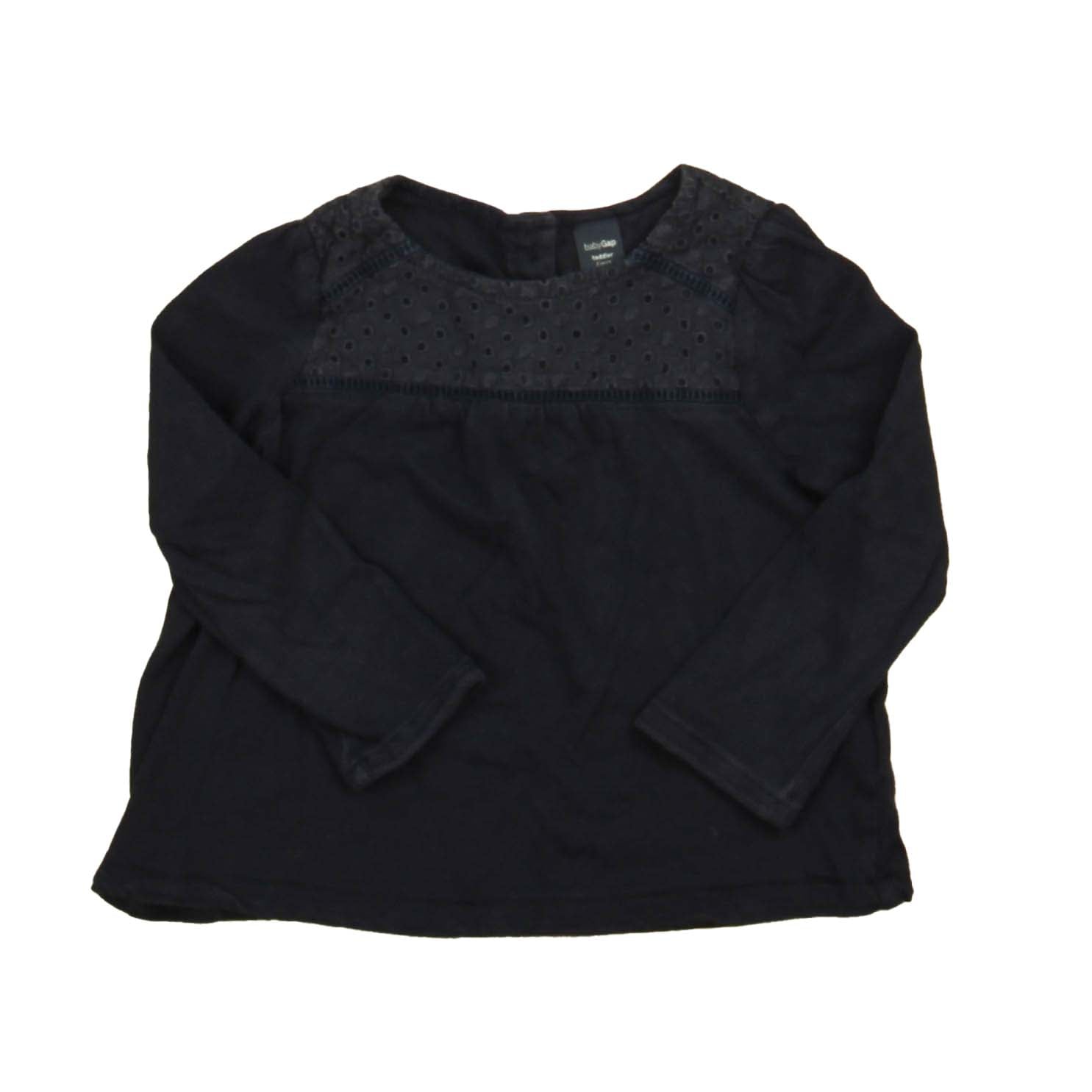 Gap Girls Navy Long Sleeve T-Shirt Size: 2T Navy