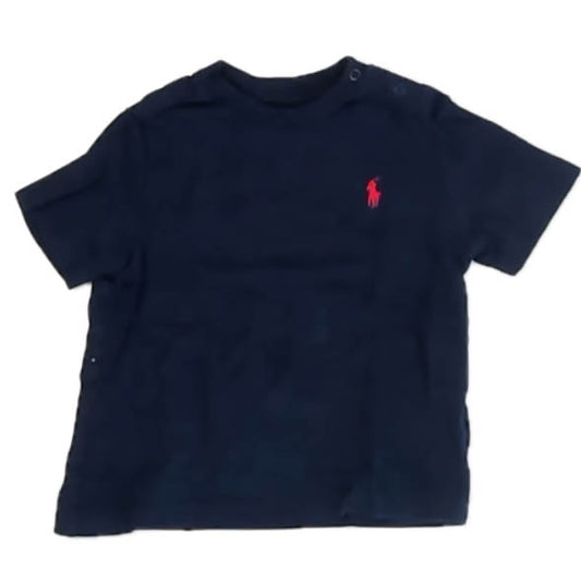 Ralph Lauren Boys Navy T-Shirt Size: 12 Months Navy