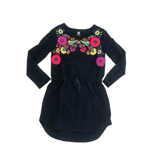 Tea Collection Girls Navy Dress Size: 5T Navy