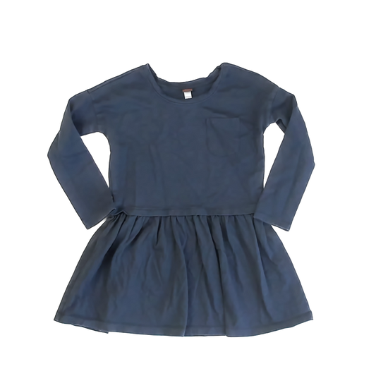 Tea Collection Girls Navy Dress Size: 6 Years Navy