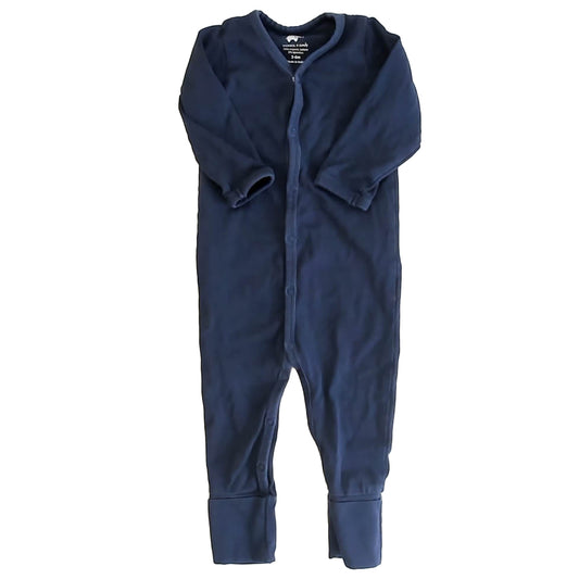 Monica & Andy Boys Navy 1-piece footed Pajamas Size: 3-6 Months Navy