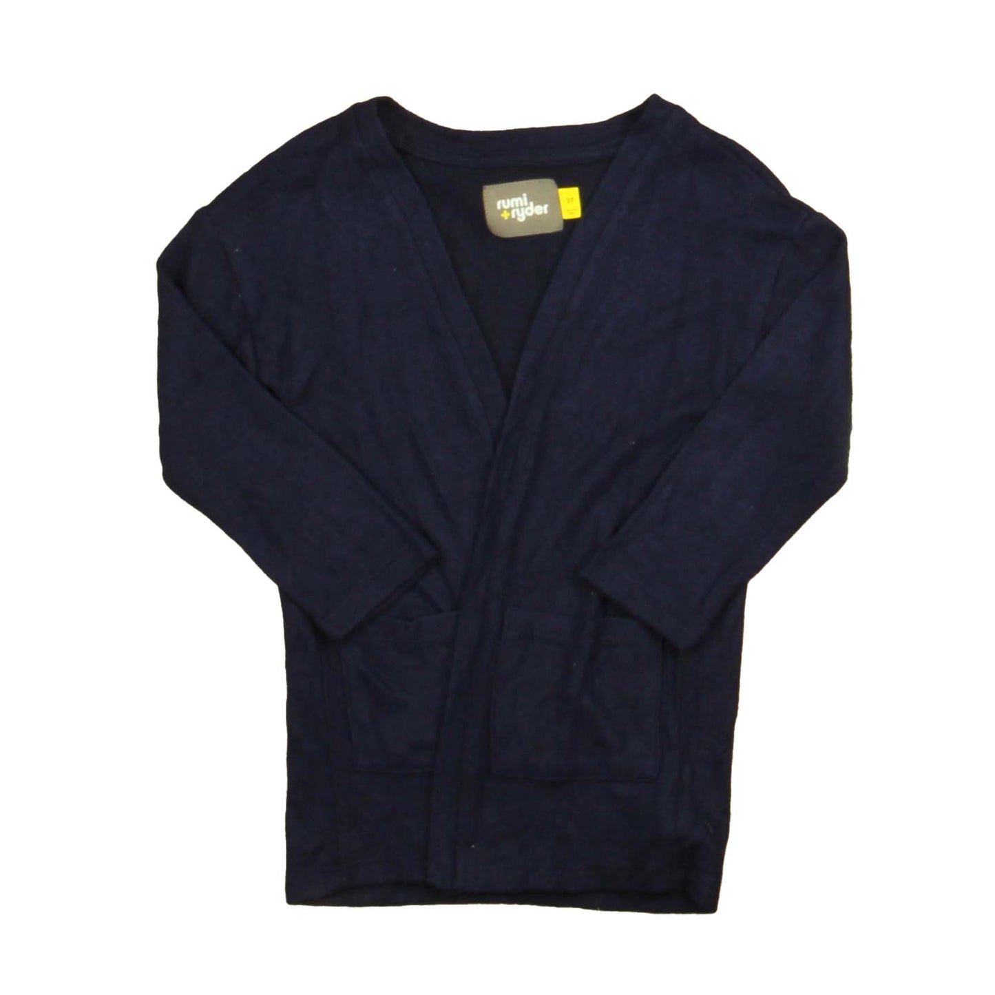 Rumi + Ryder Girls Navy Cardigan Size: 2T Navy