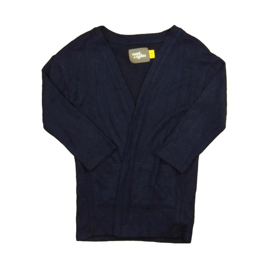 Rumi + Ryder Girls Navy Cardigan Size: 2T Navy