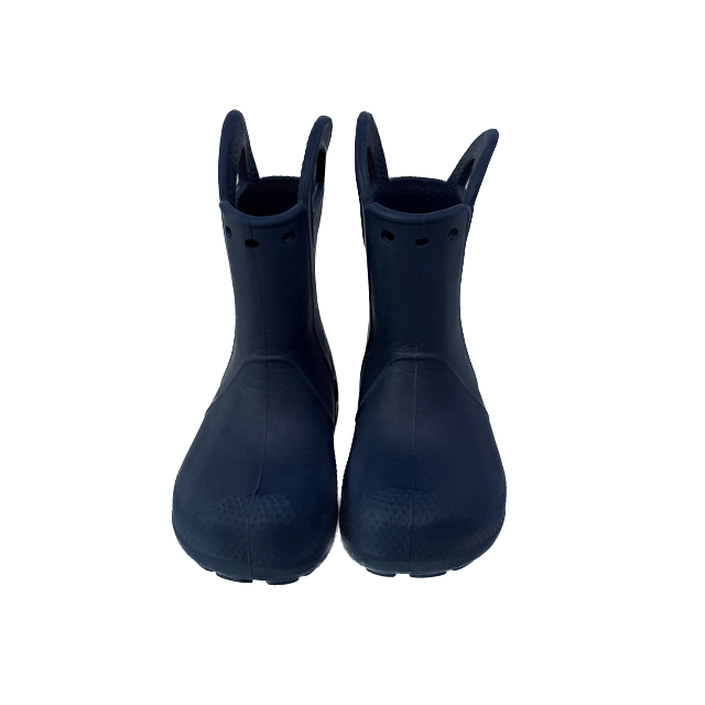Crocs Boys Navy Rain Boots Size: 8 Toddler Navy