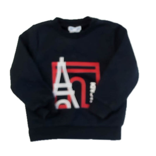 Jacadi Girls Navy Sweatshirt Size: 4T Navy