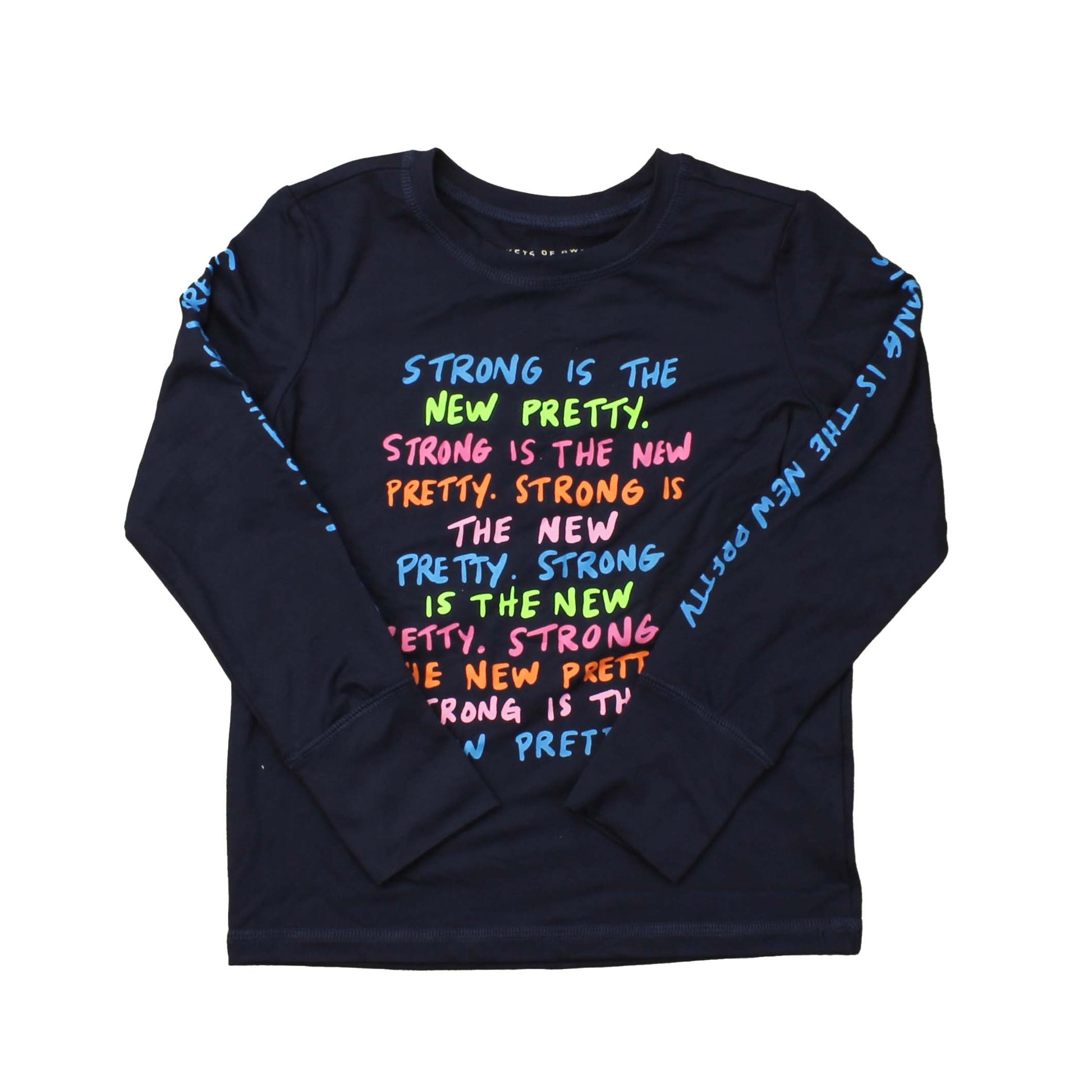 Rockets Of Awesome Girls Navy Long Sleeve T-Shirt Size: 5T Navy