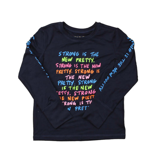 Rockets Of Awesome Girls Navy Long Sleeve T-Shirt Size: 5T Navy