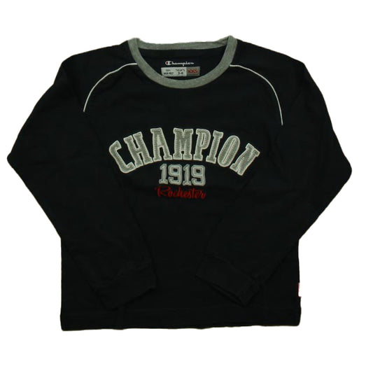 Champion Boys Navy Long Sleeve T-Shirt Size: 3-4T