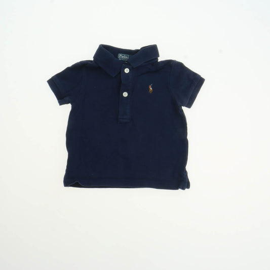 Ralph Lauren Boys Navy Polo Shirt Size: 9 Months Navy