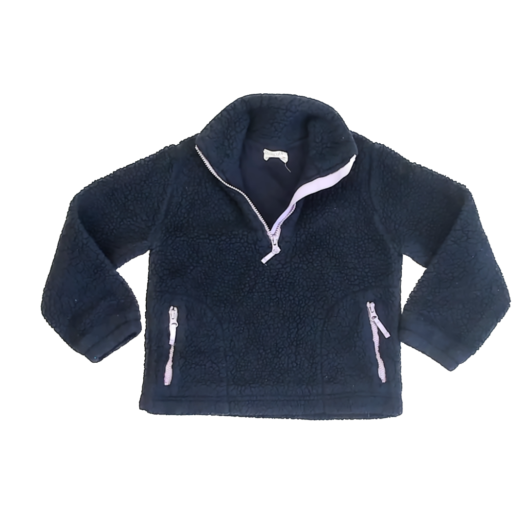 Crewcuts Girls Navy Fleece Size: 8 Years Navy