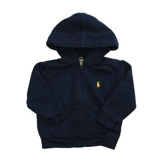 Ralph Lauren Boys Navy Hoodie Size: 12 Months Navy