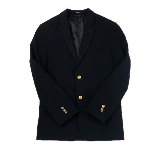 Chaps Boys Navy Sports Coat Size: 14 Years Navy