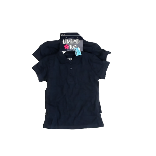 Limited Too Girls Navy Polo Shirt Size: S (7-8 Years) Navy