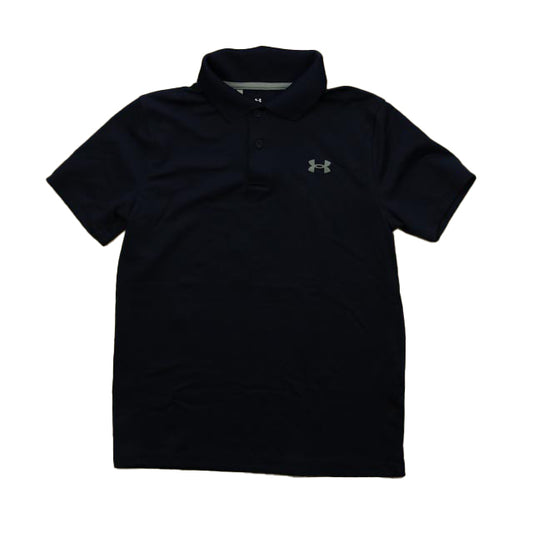 Under Armour Boys Navy Polo Shirt Size: 10-12 Years