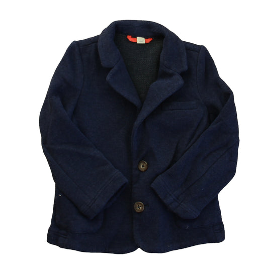 Boden Boys Navy Sports Coat Size: 3-4T