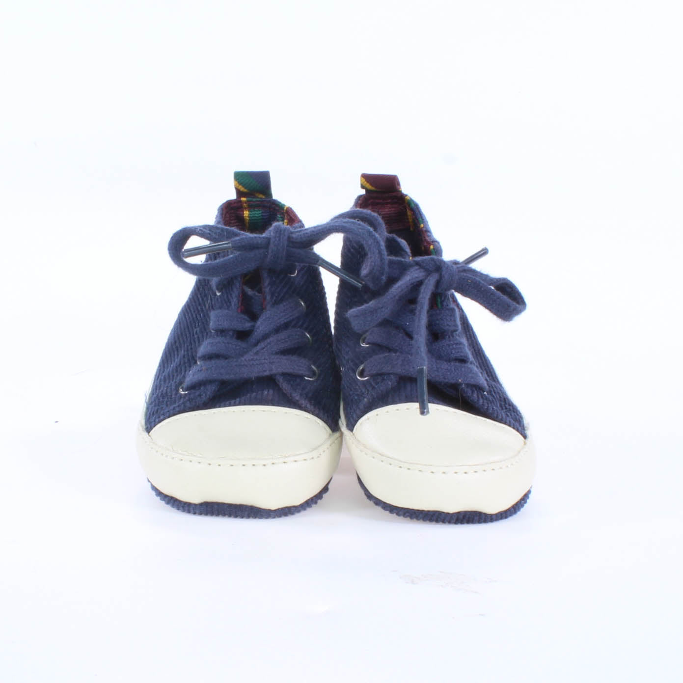 Ralph Lauren Boys Navy Sneakers Size: 2 Infant Navy