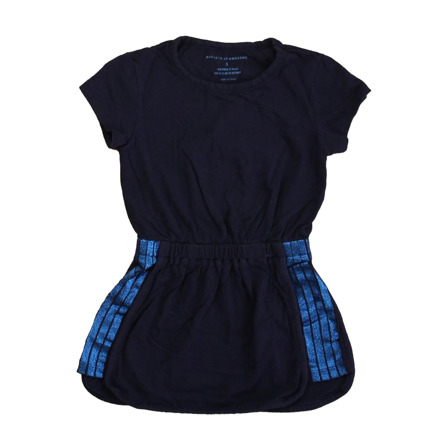 Rockets Of Awesome Girls Navy Dress Size: 3T Navy