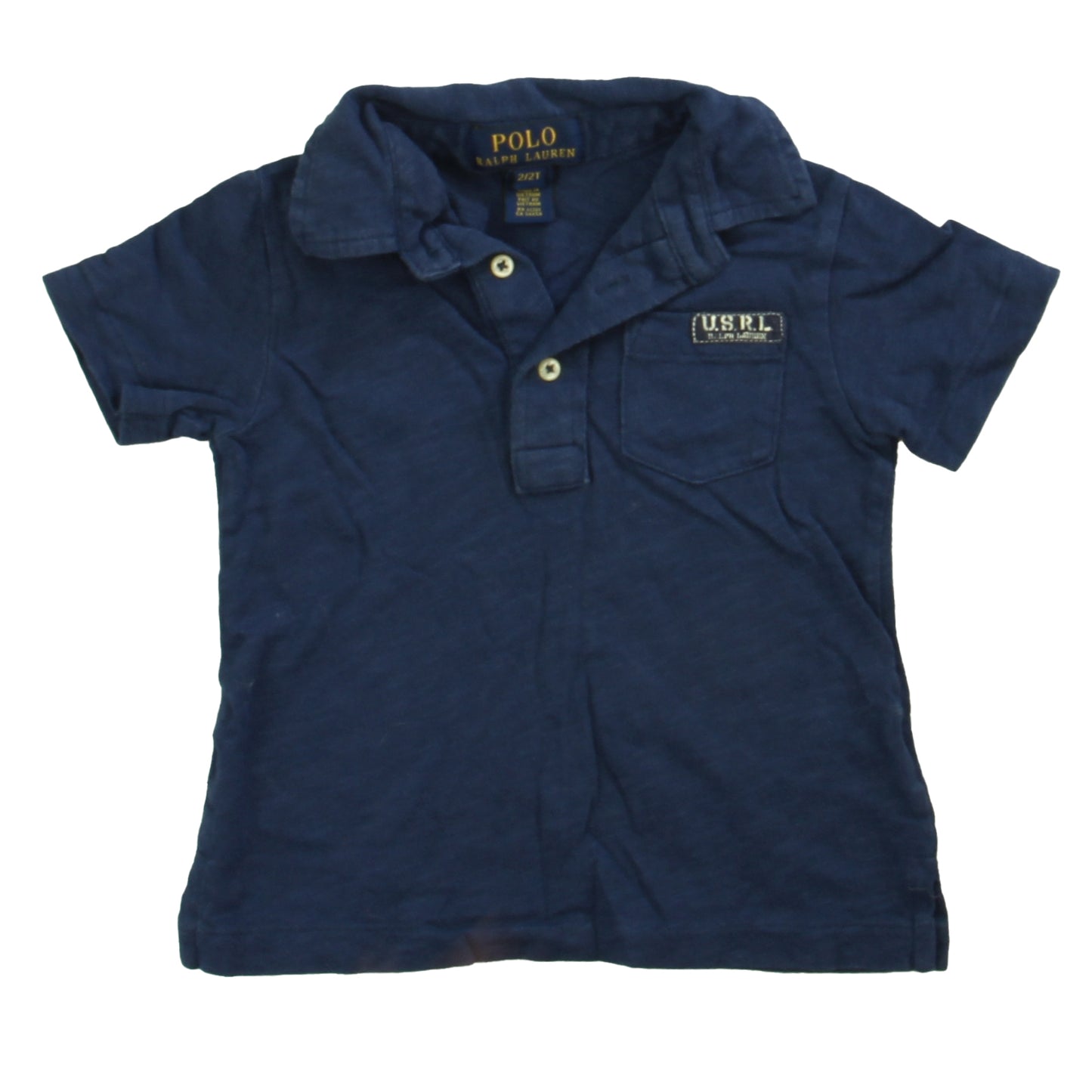 Ralph Lauren Boys Navy Polo Shirt Size: 2T