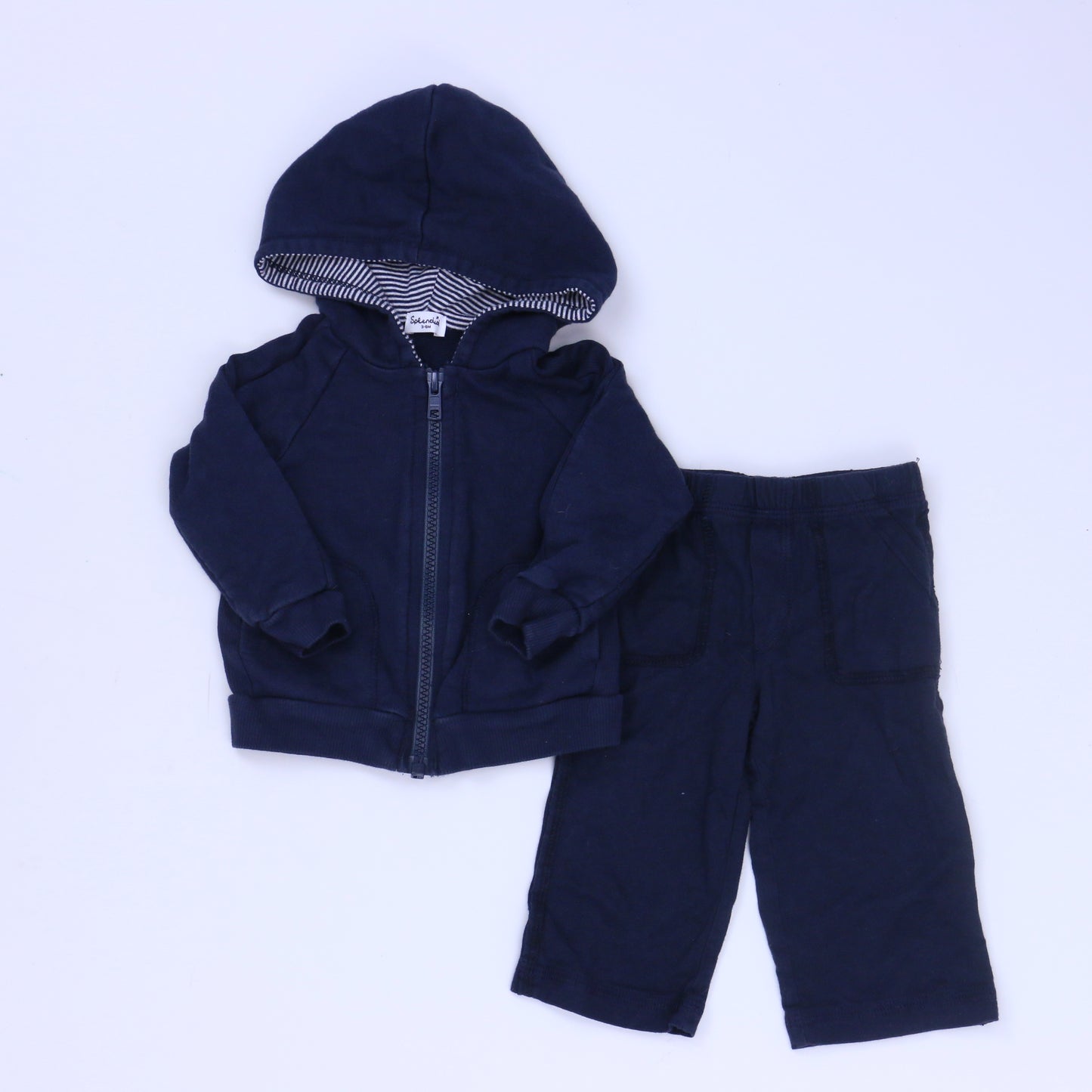 Splendid Boys Navy Apparel Sets Size: 3-6 Months Navy
