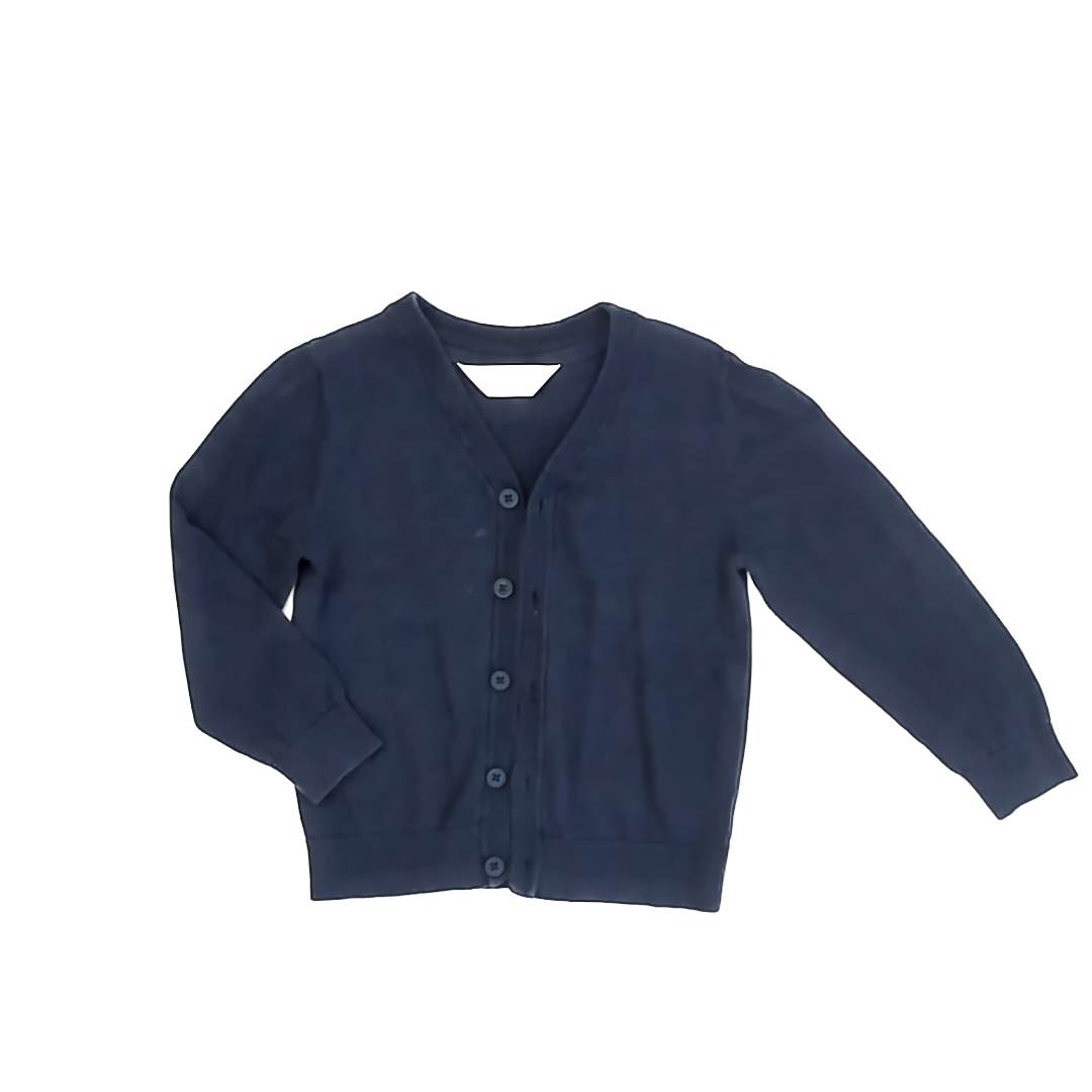 H&M Unisex Navy Cardigan Size: 5T - 6 Years Navy