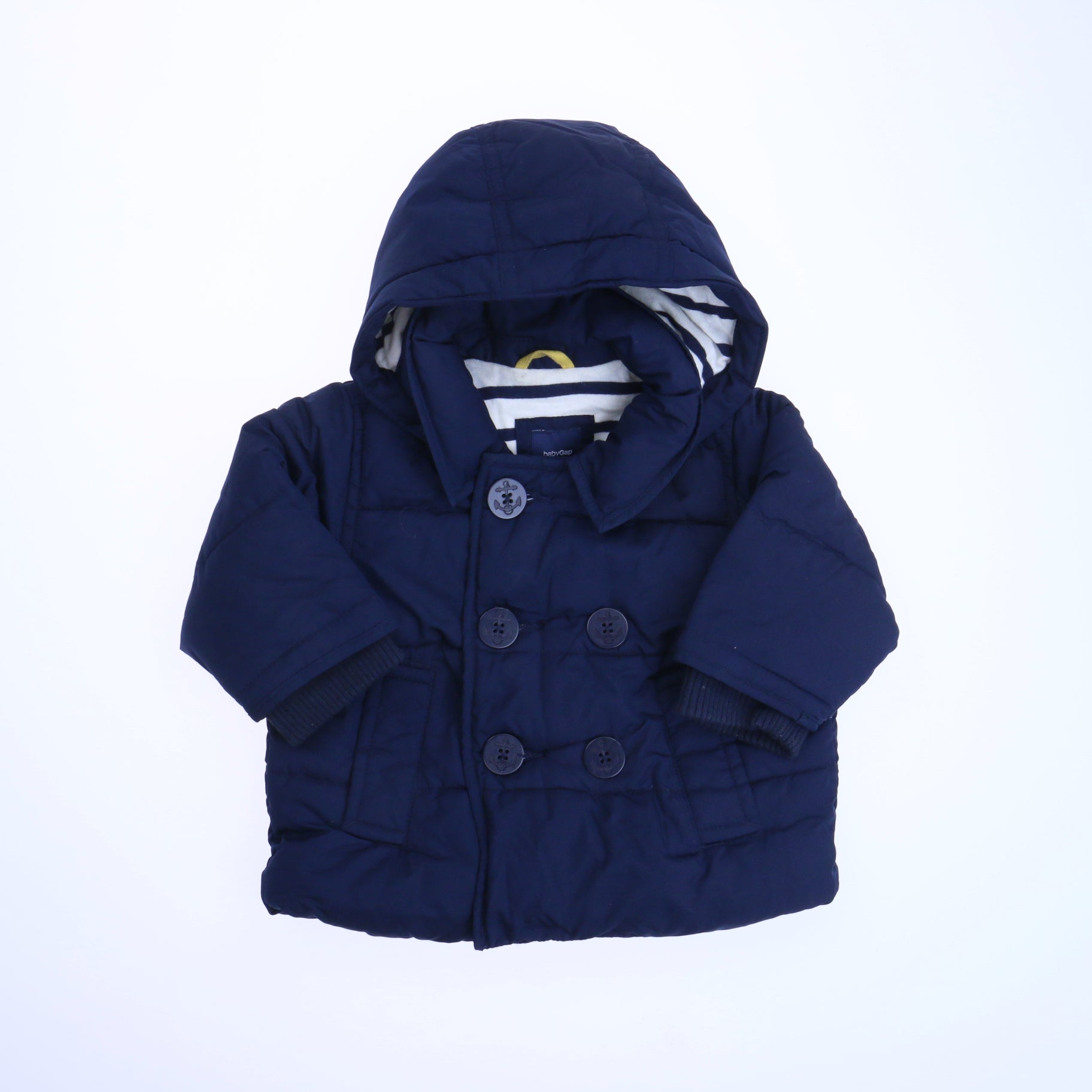 Gap Boys Navy Winter Coat Size: 0-6 Months Navy