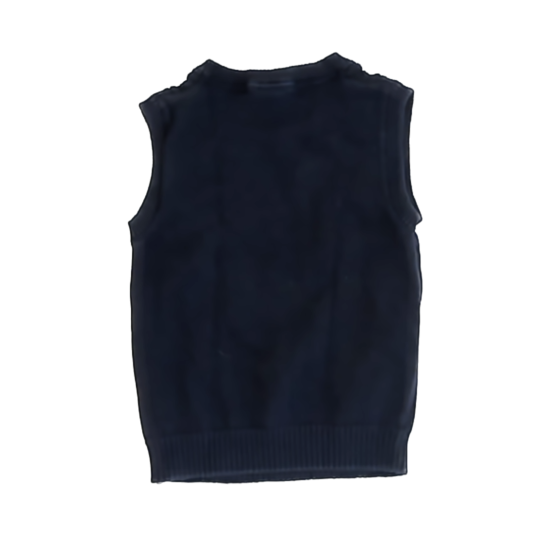 Gymboree Boys Navy Sweater Vest Size: 4T Navy