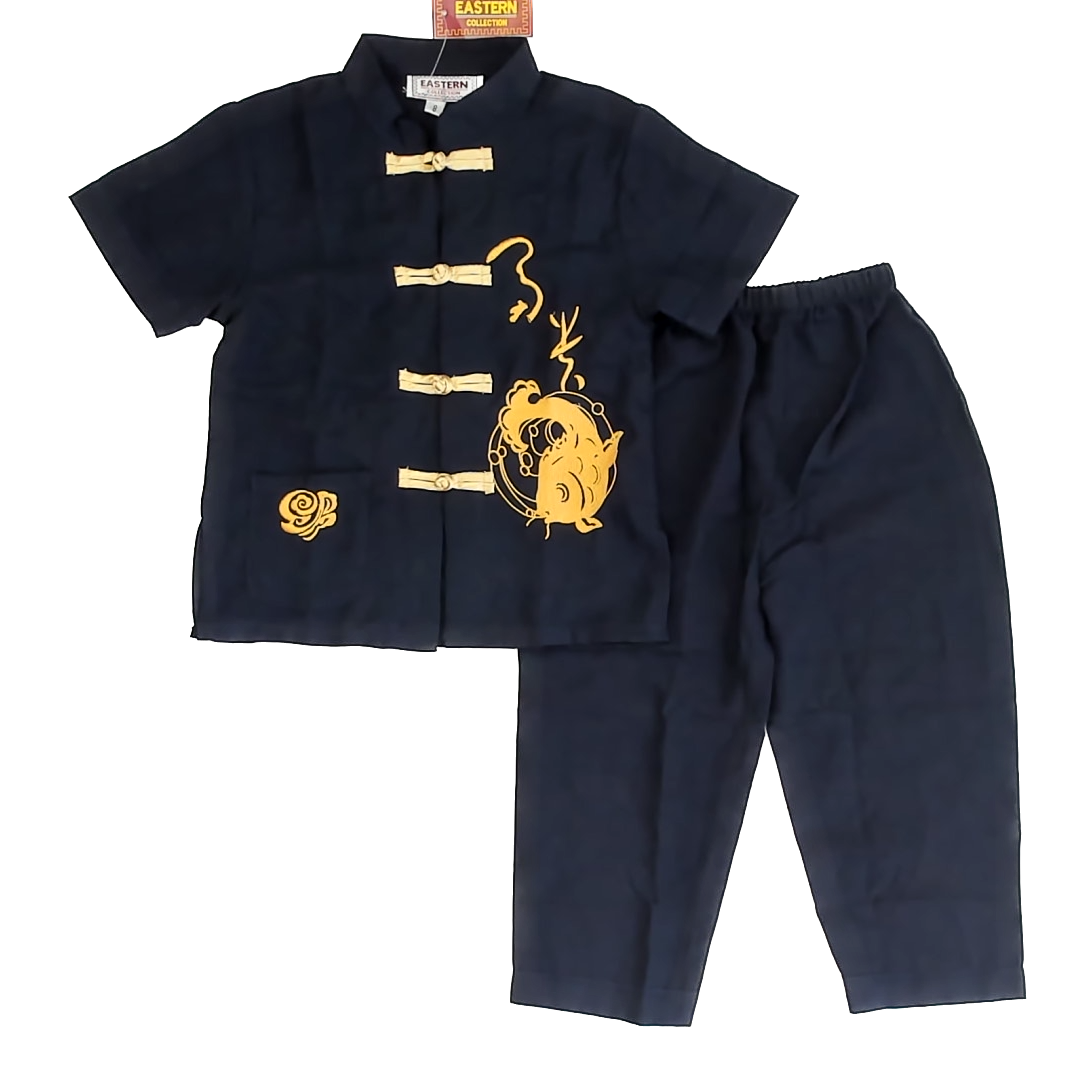 Eastern Collection Boys Navy Apparel Sets Size: 8 Years Navy